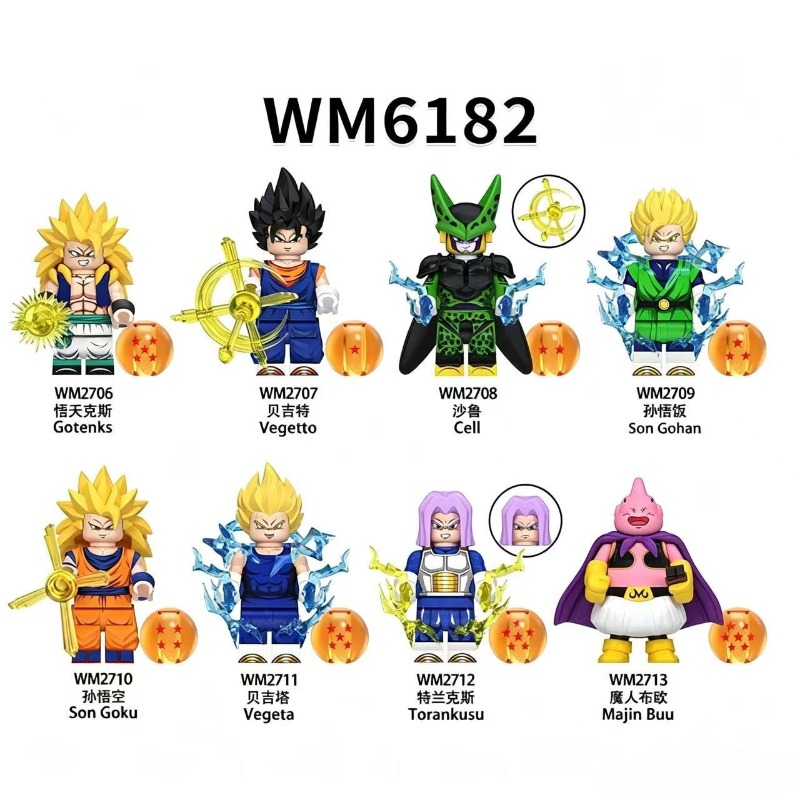 Ornament Ball Set - Dragon Ball Super Series Mini Dolls