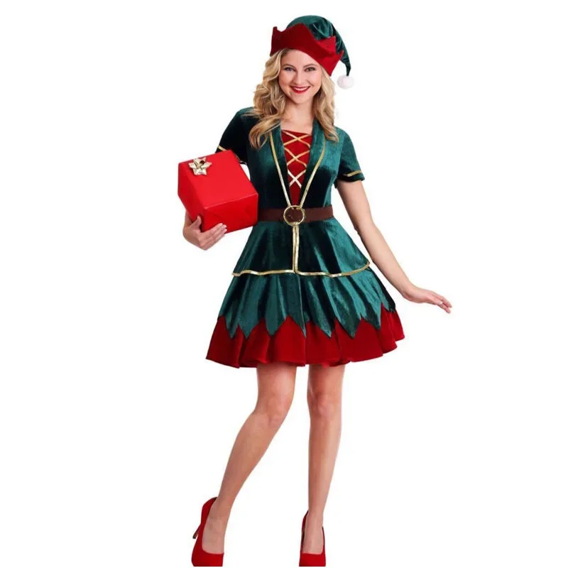 Kerst Kerstman Kostuum Paar Pa - Elf Costume Christmas recensie en prijs
