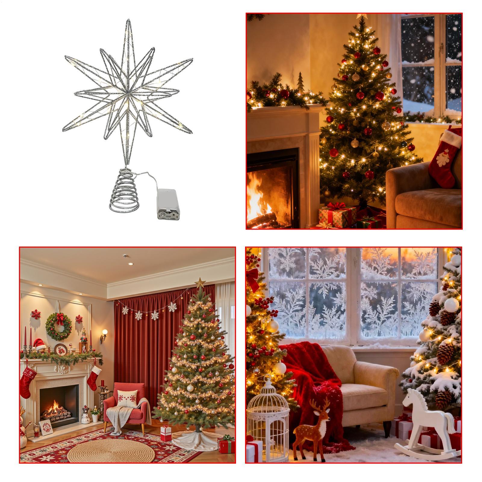 Sterrenboomtopper met verlicht - Star Tree Topper recensie en prijs