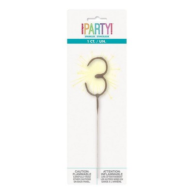 Nummer 3 Sparkler Flame Candle - Holiday Candle Set recensie en prijs