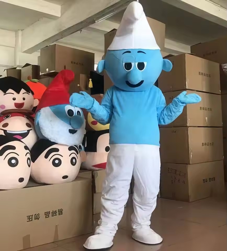 Blauwe Elf-mascotte kostuum re - Elf Costume Christmas recensie en prijs