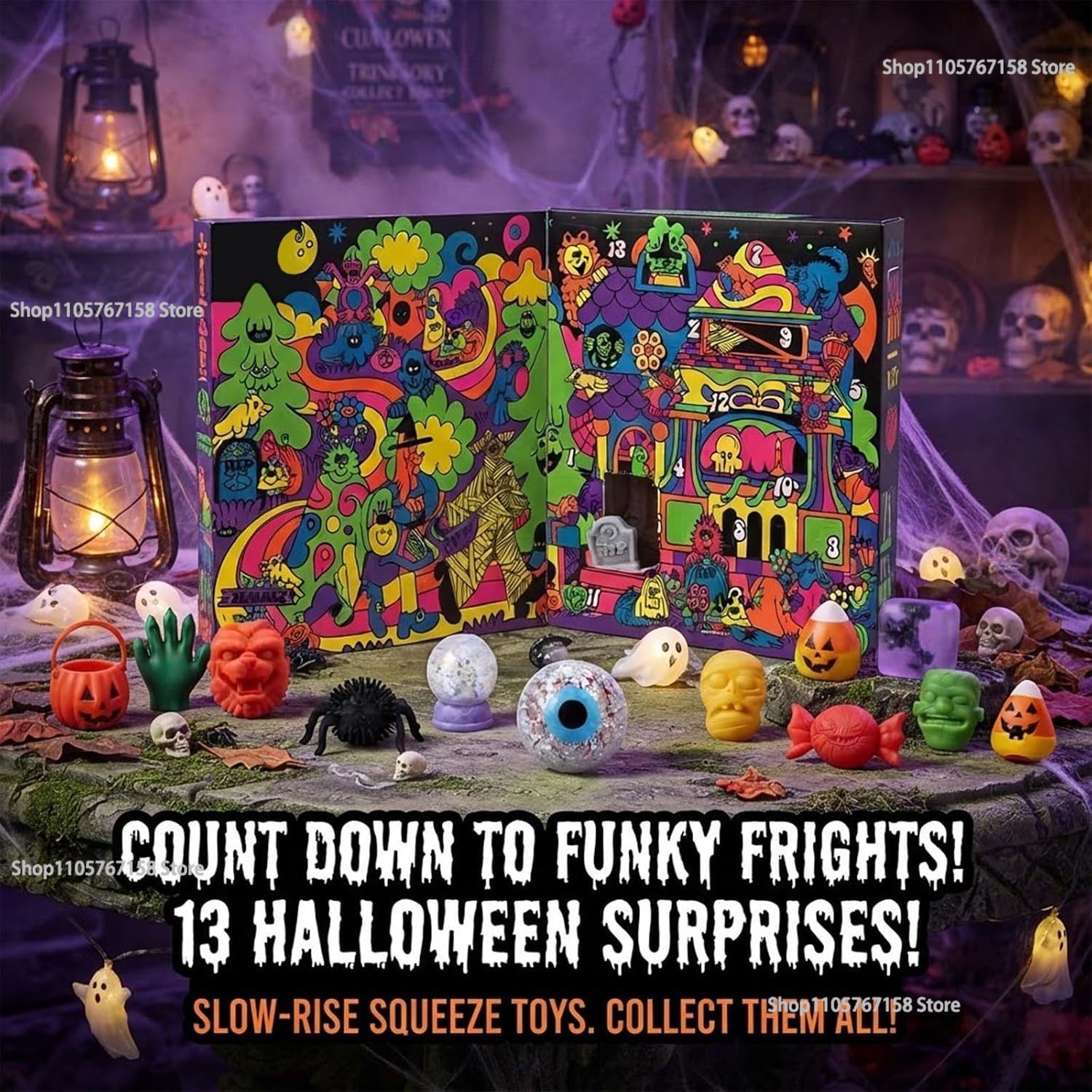 Halloween Adventskalender, gri - Advent Calendar Gift recensie en prijs