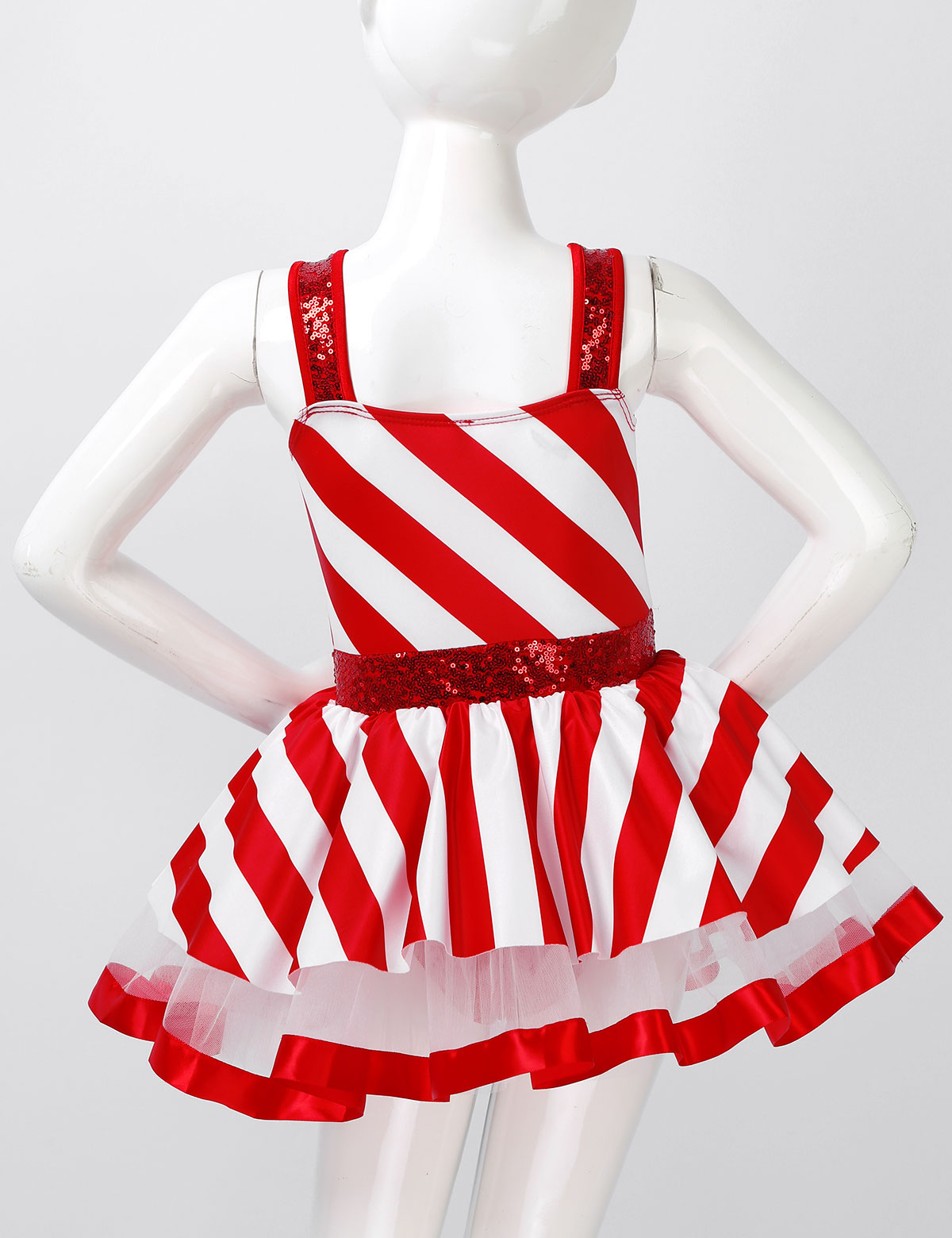 Meisjes Kerst Candy Cane Kostu - Elf Costume Christmas recensie en prijs